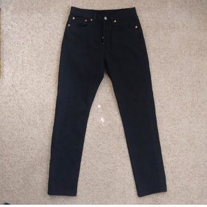 Levi's 501 black jeans Skinny